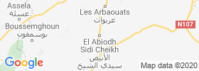 El Abiodh Sidi Cheikh map